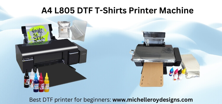Best dtf printer for small business A4 L805 DTF T-Shirts Printer Machine