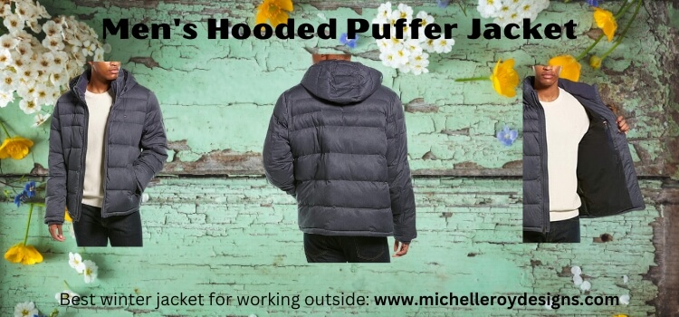 Best lightweight waterproof winter jacket Men's Hooded Puffer Jacket