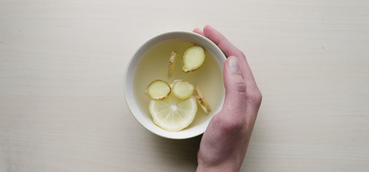 Using the lemon juice and vinegar method