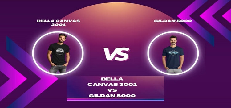 Bella canvas 3001 vs Gildan 5000