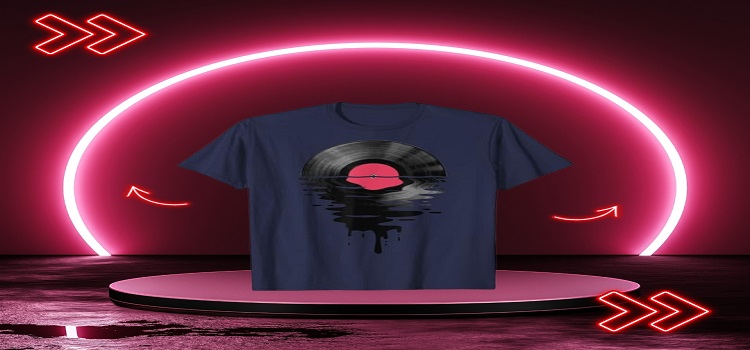 Best Vinyl Record Music LP Classic 80s Sunset T-Shirt
