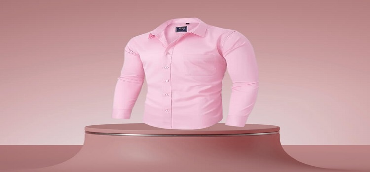 Best pink color shirt for grey suit